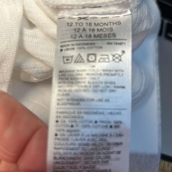 Janie and Jack 100048770 Eyelet Ruffle Sleeve Top NWT size 12-18 months - Picture 6 of 8